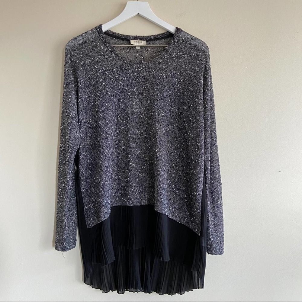 UMGEE Pleated Faux Underlay Top Size Large